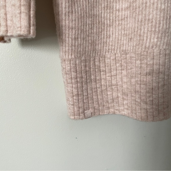LULULEMON Restful Intention Mini Sweater Dress Pink Cashlu Cashmere Blend Tunic - Picture 7 of 11
